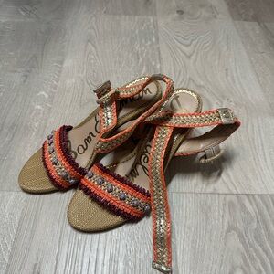 Sam Edelman Multicolor Strappy Sandals